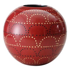 Art Deco Lacquered Mercury Vase Alexander Lamont Portico Design