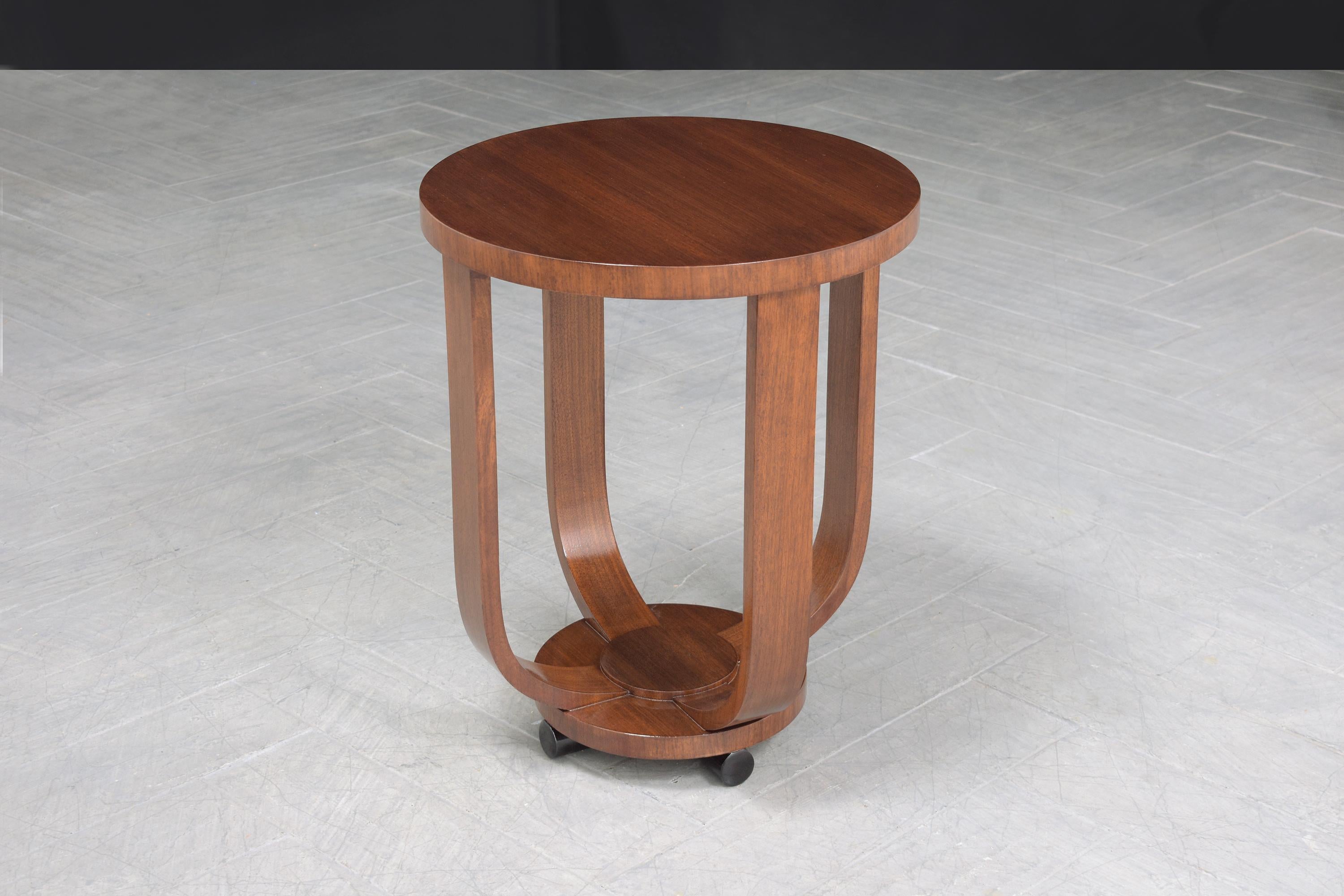 French Art Deco Lacquered Side Table