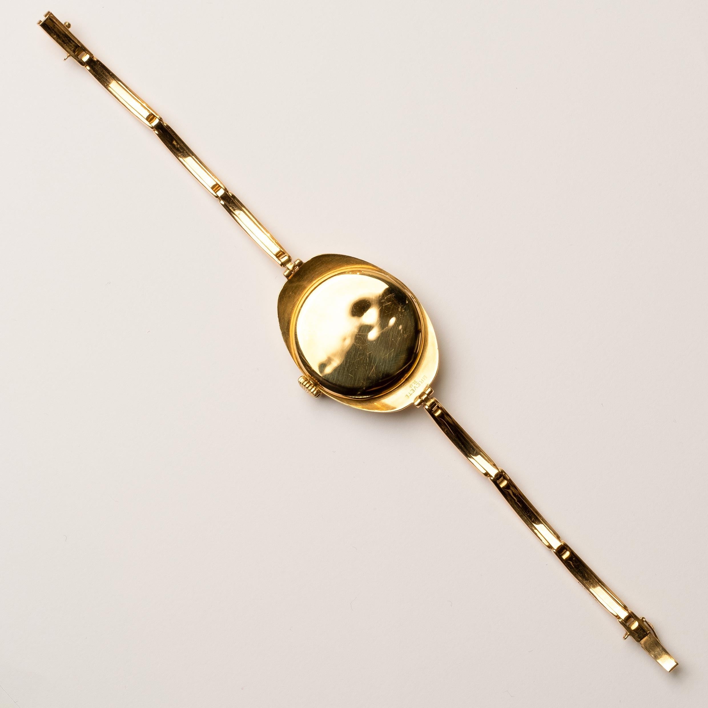 Women's Art Deco ladies 18ct yellowgold watch