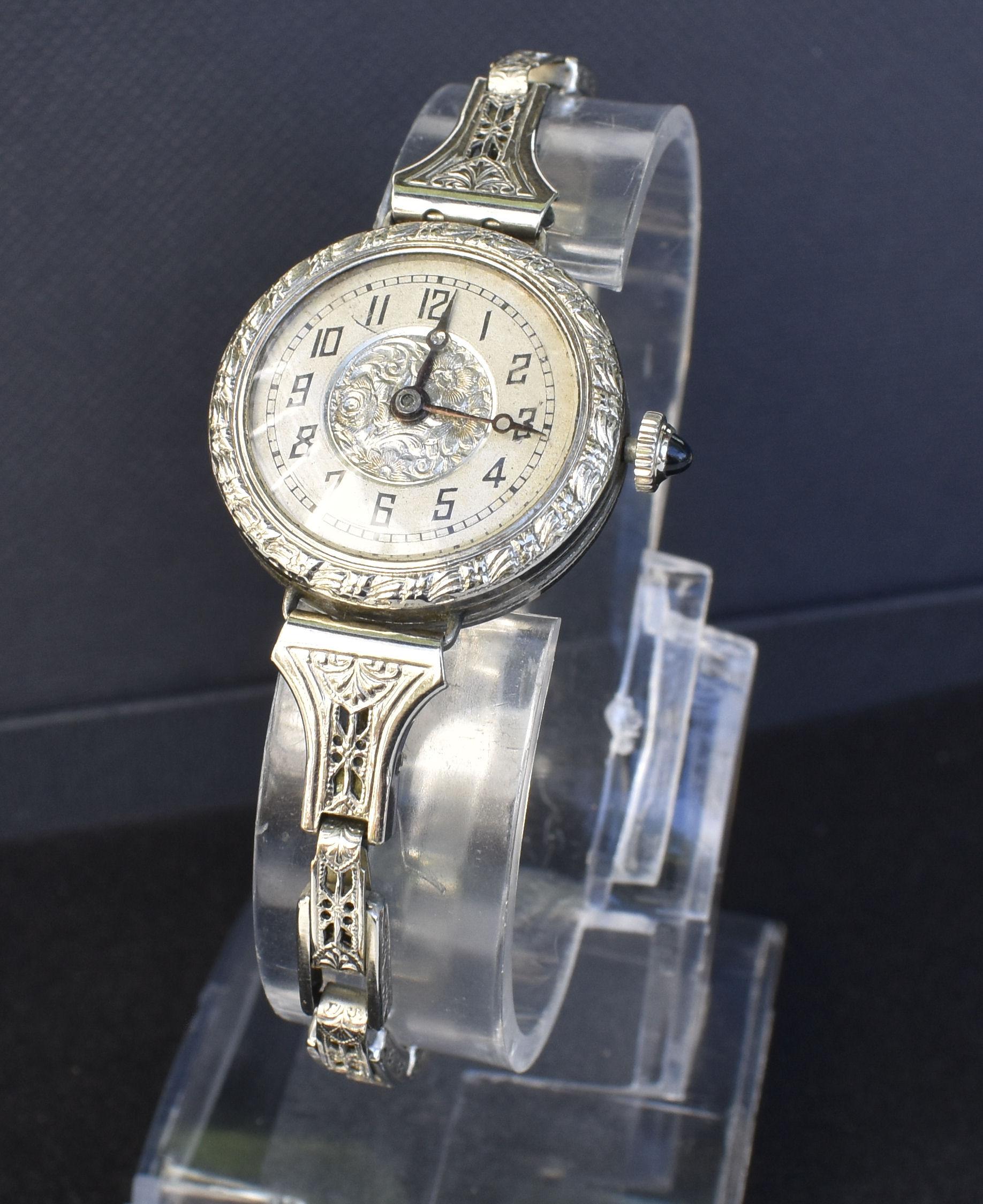 Art Deco Ladies Manual Watch by Swiss Watchmakers Erima, c1930 5