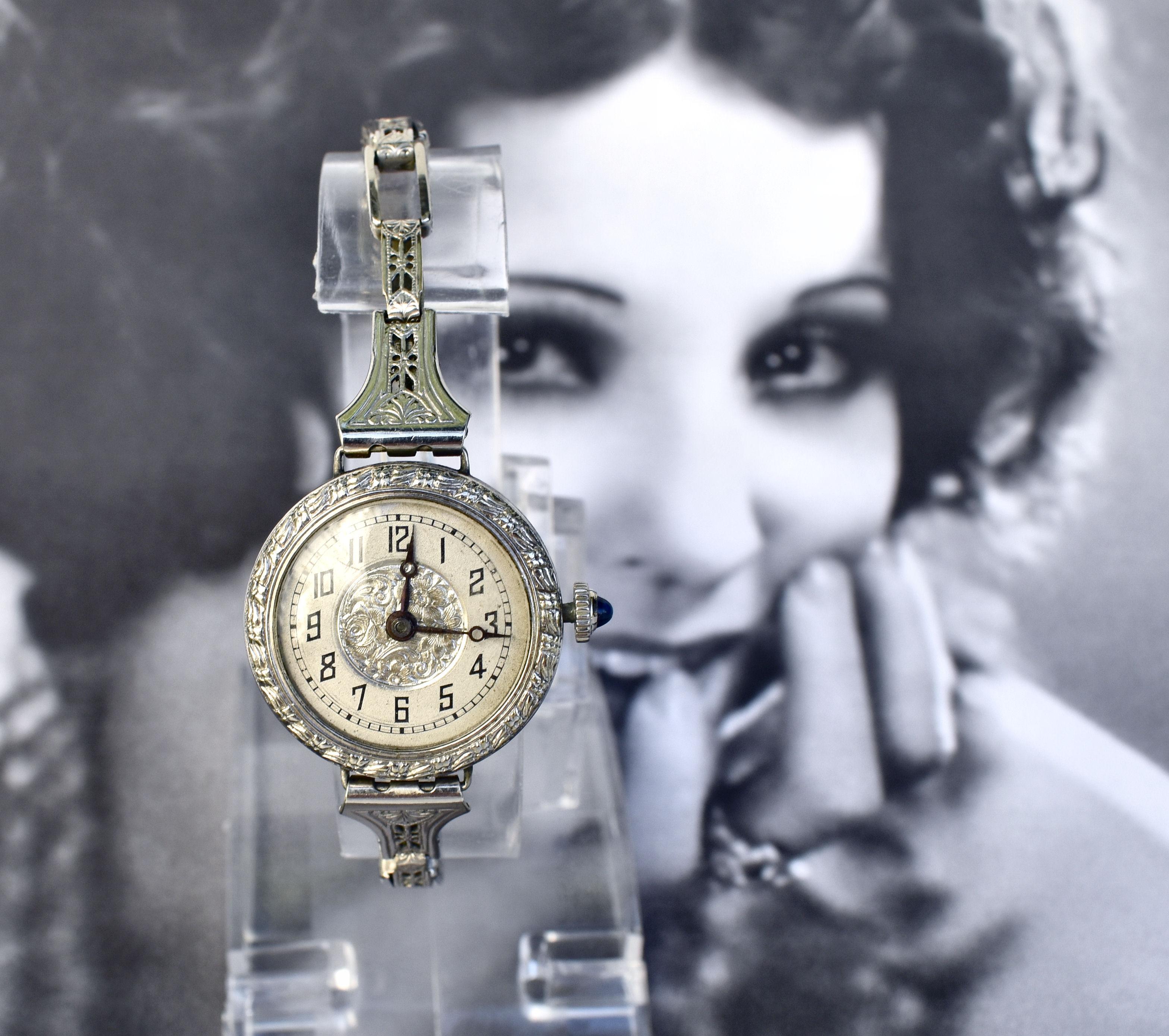 Women's Art Deco Ladies Manual Watch by Swiss Watchmakers Erima, c1930