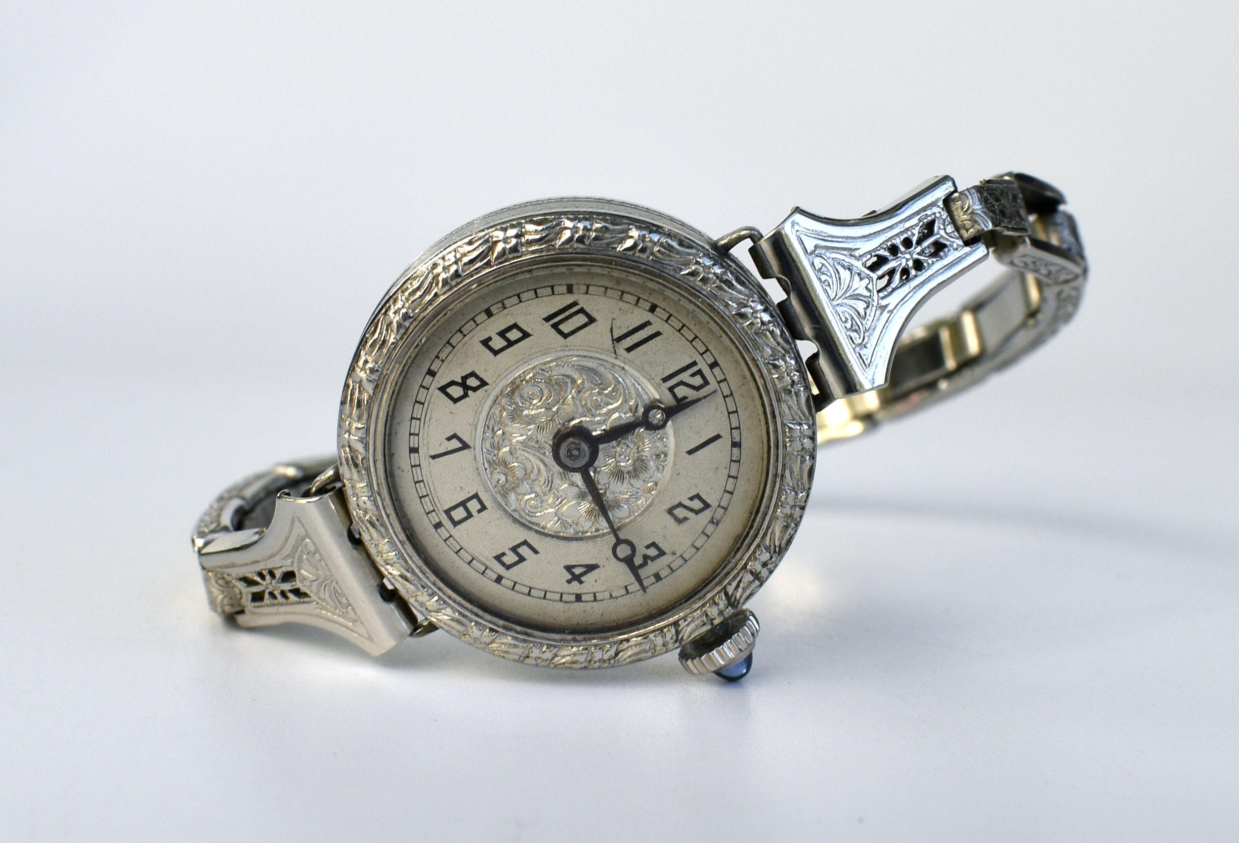 Art Deco Ladies Manual Watch by Swiss Watchmakers Erima, c1930 1