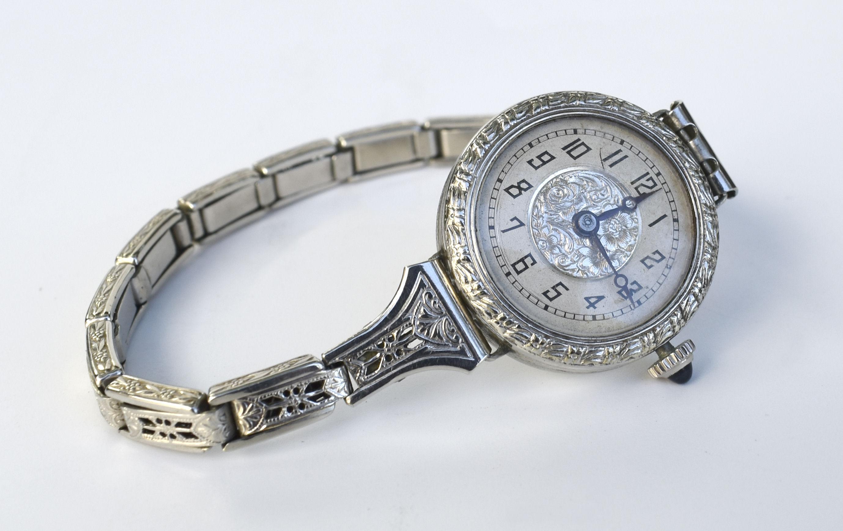 Art Deco Ladies Manual Watch by Swiss Watchmakers Erima, c1930 2