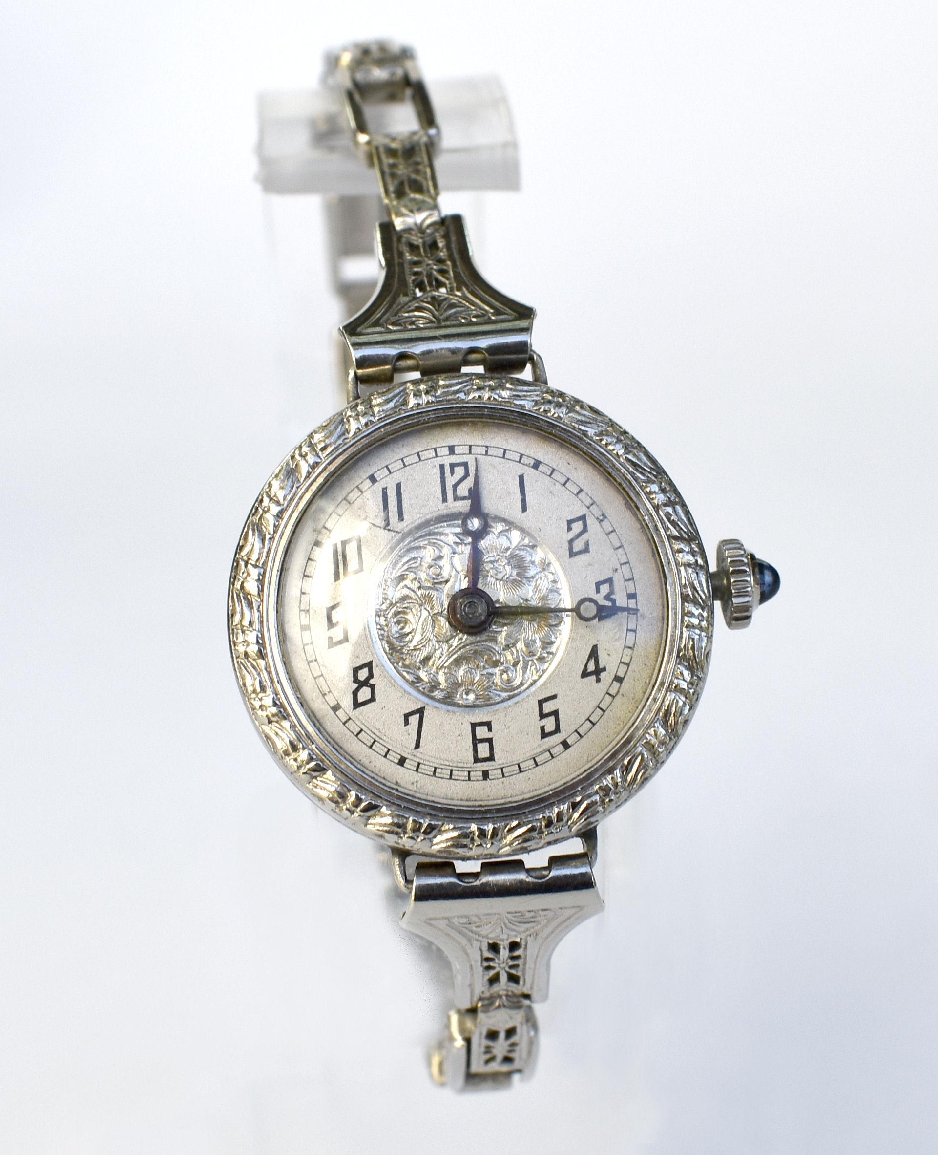 Art Deco Ladies Manual Watch by Swiss Watchmakers Erima, c1930 3