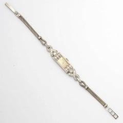 Art Déco Ladies’ Watch in Platinum with Diamonds – 1920s/30s