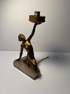 Art Deco Lady Lamp