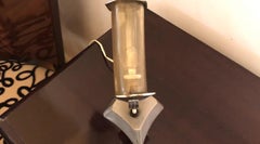 Art Deco Lamp, 1920, in Chrome, France