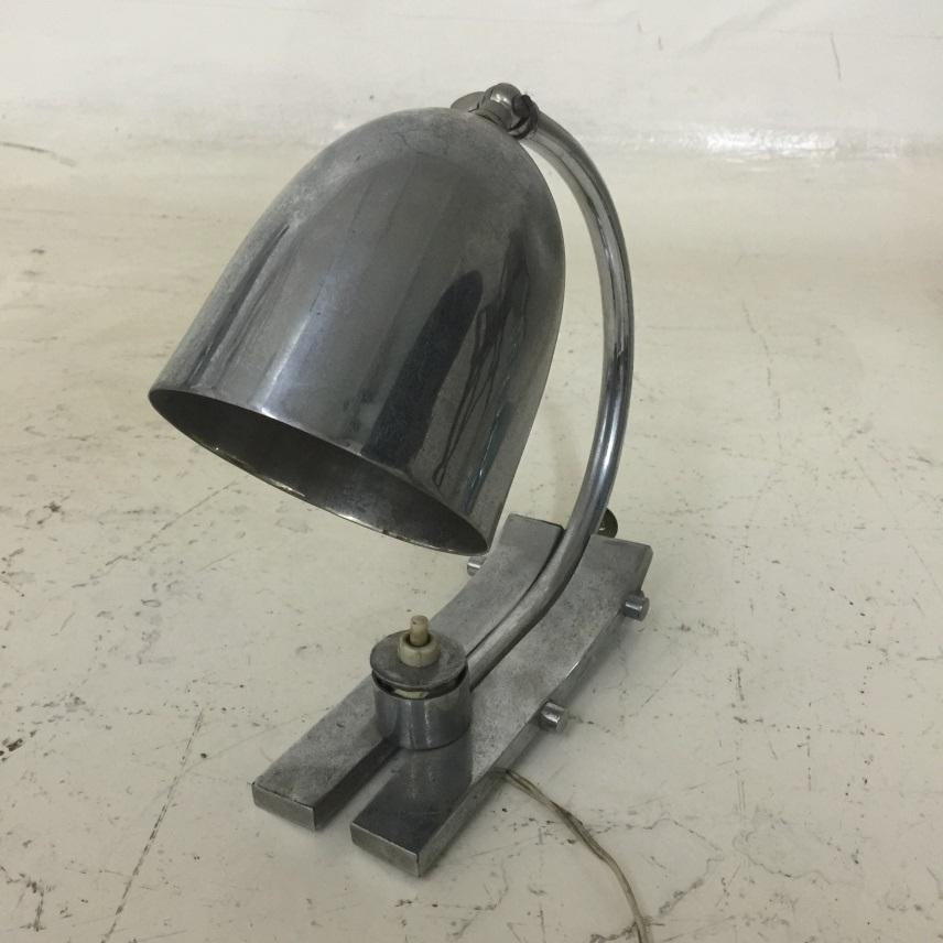 Early 20th Century Art Deco Lamp, 1920, in chrome , German For Sale