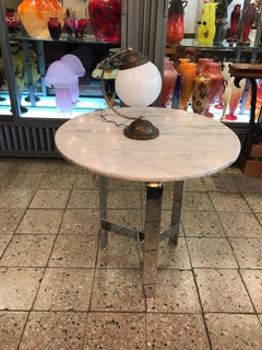Art Deco Lamp, 1920, Material, Bronze and Opaline, France