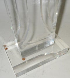 Art Deco Lamp, 1930, in acrylic and bronze , American