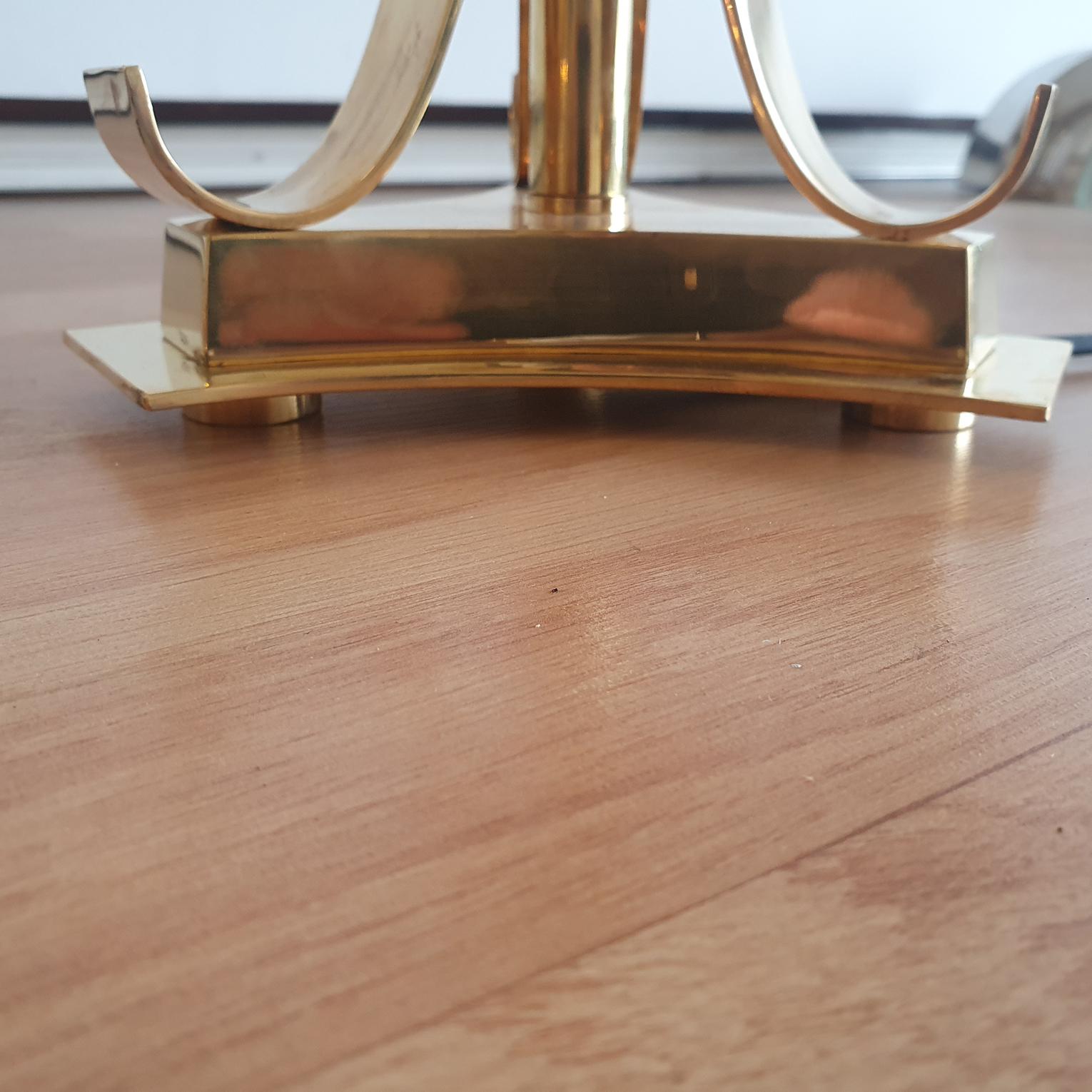 Lámpara Art Déco y Cristal Vintage Francés en venta