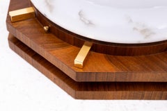 Art Deco lamp/ceiling, Poland, 1950s.