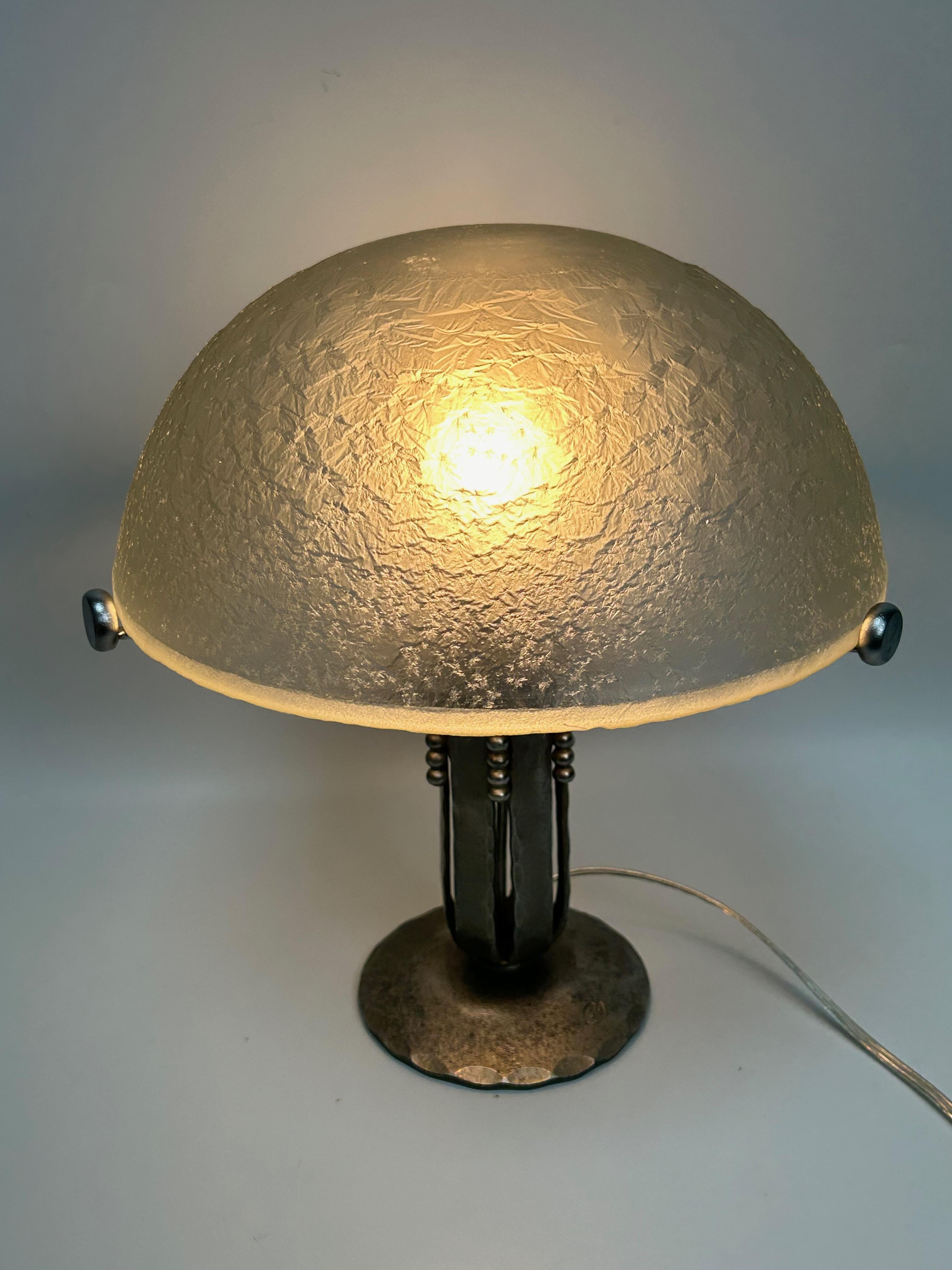 Art-Déco-Lampe Fag und Daum Nancy (Art déco) im Angebot