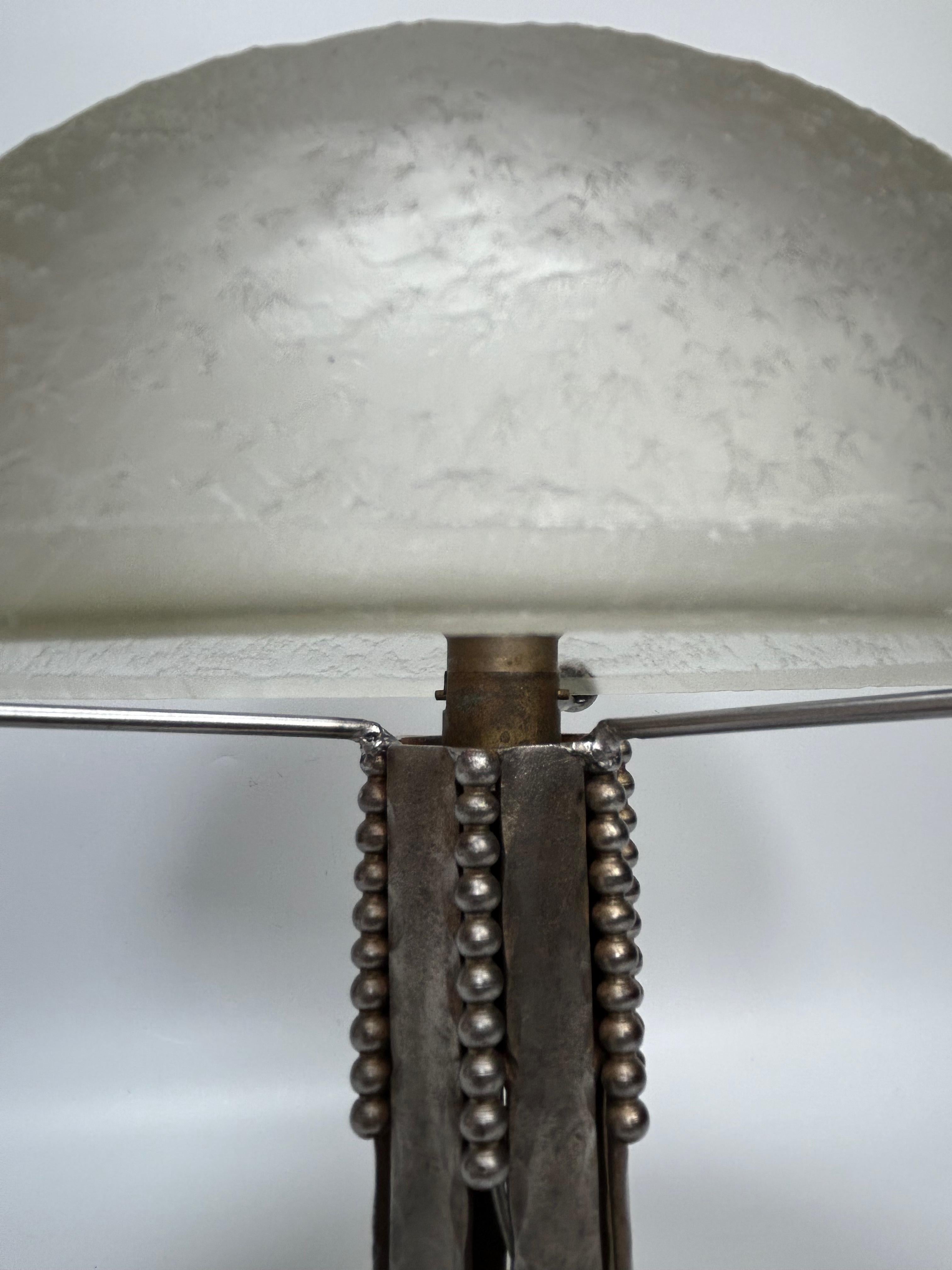 Art-Déco-Lampe Fag und Daum Nancy im Zustand „Hervorragend“ im Angebot in NANTES, FR