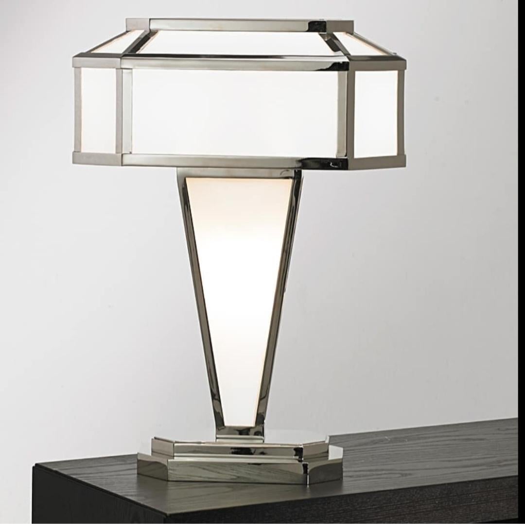 Brass Art Deco Lamp For Sale