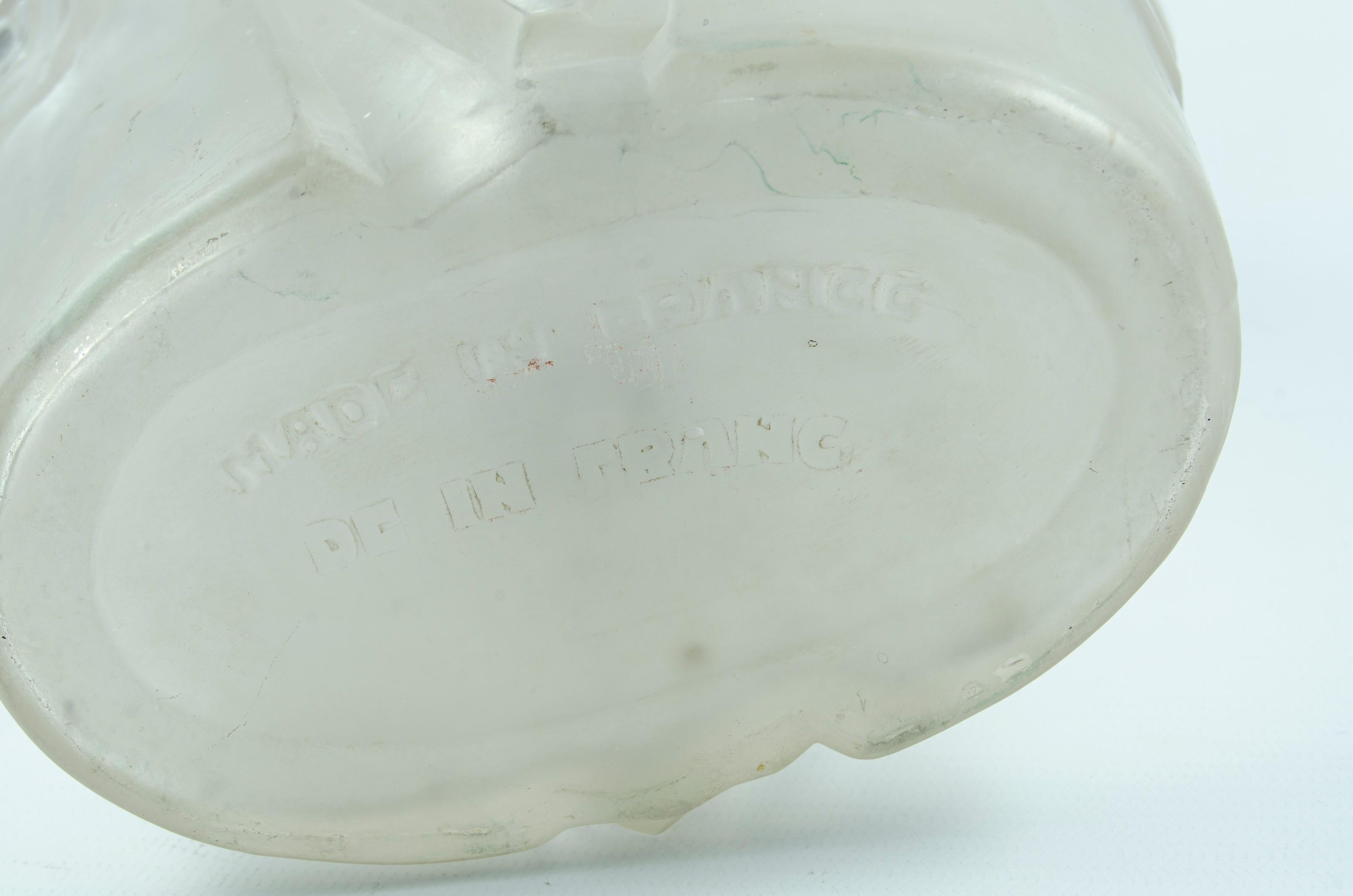 Lámpara Art Decó Cristal 'Perruches' Carrillo Francés en venta