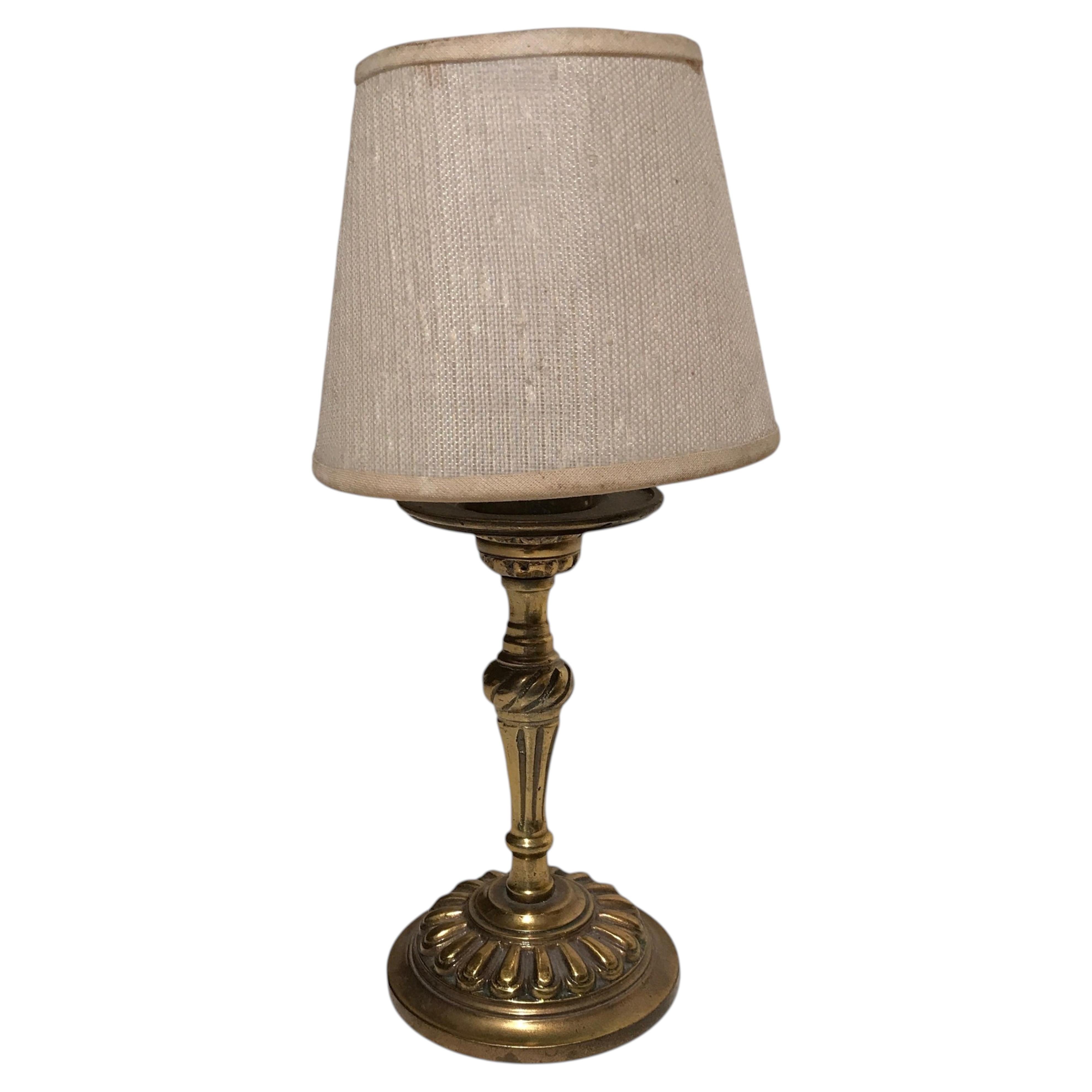 Lamp in bronze , year: 1950 For Sale