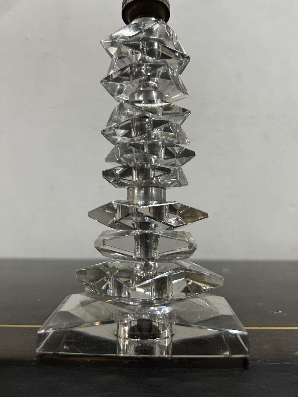 lampe jacques adnet baccarat