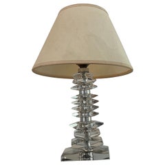 Art Déco  Lámpara ITSO Baccarat y Jacques Adnet, Francia circa 1940