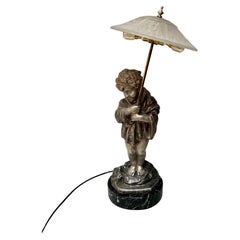 Art Deco lamp Signed Joseph D'Aste (1881-1945)