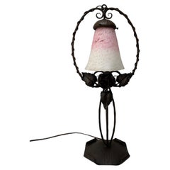 Antique Art Deco Lamp Signed Schneider