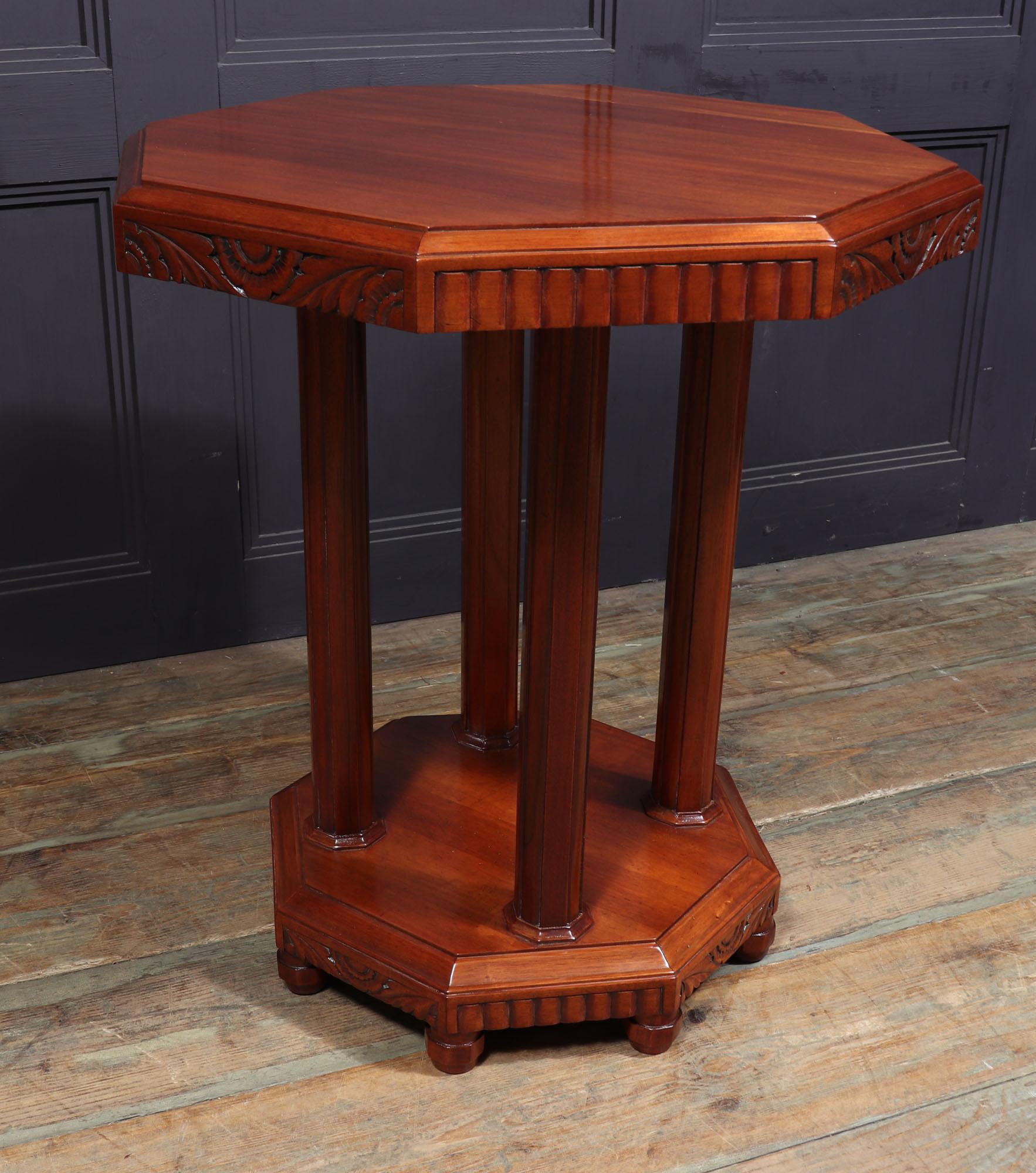 Art Deco Lamp Table For Sale 4