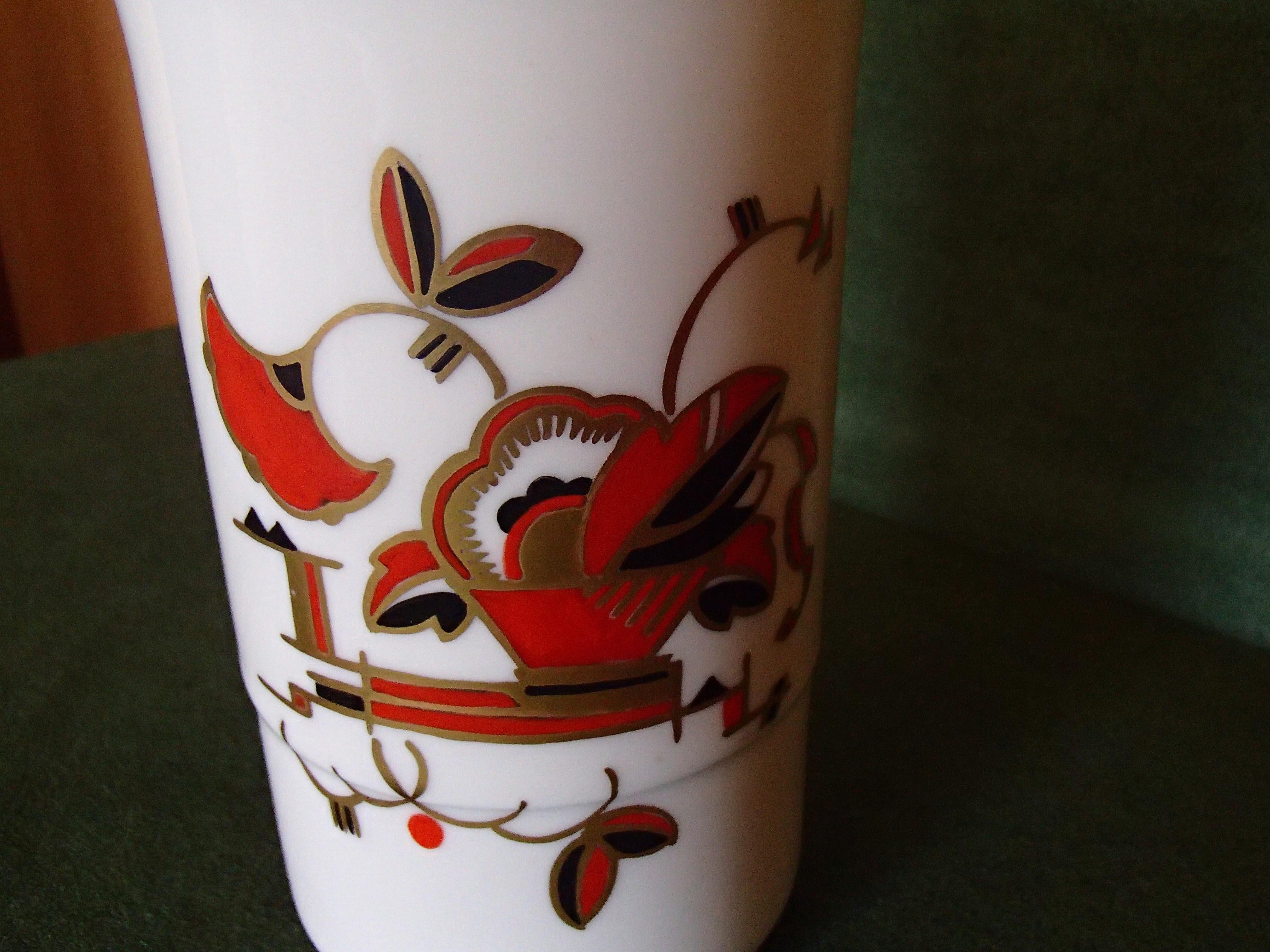 Swiss Art Deco Langenthal Ceramic Vase with Geometrical Design For Sale