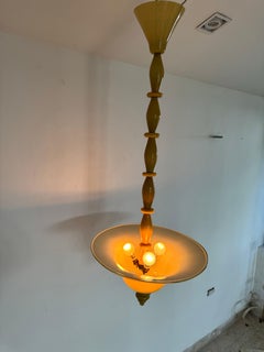 Lanterna Art Deco di Martinuzzi per Venini, Murano 1926-1930 Modello 5040