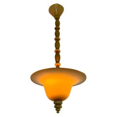 Lanterna Art Deco di Martinuzzi per Venini, Murano 1926-1930 Modello 5040