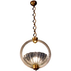 Art-Déco-Laternen oder -Anhänger von Ercole Barovier, 1940
