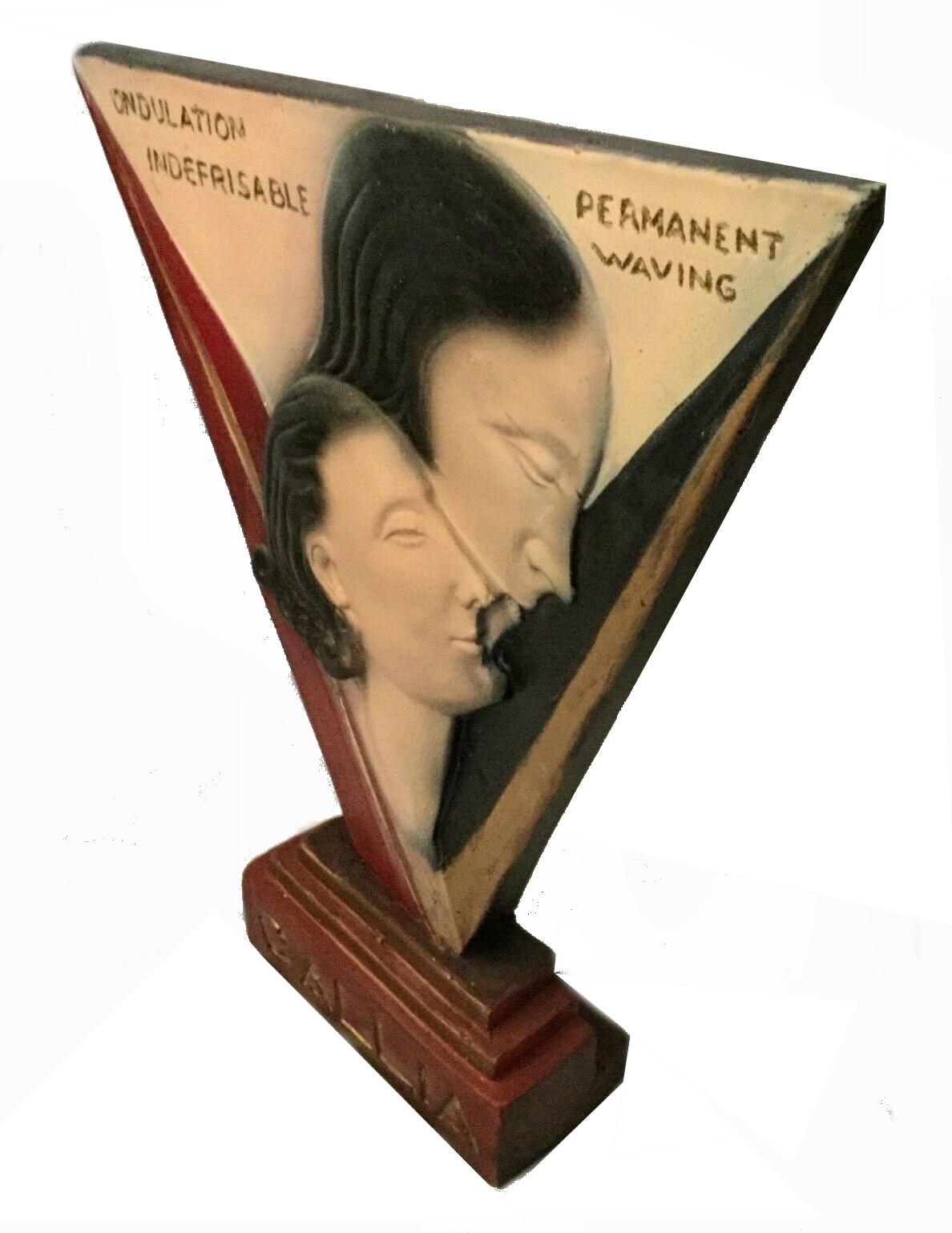 French  Art Deco Large Advertising Stand, Circa 1930's