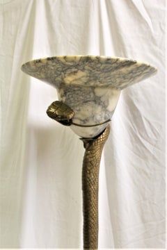 Art Deco Large Snake Lamp
