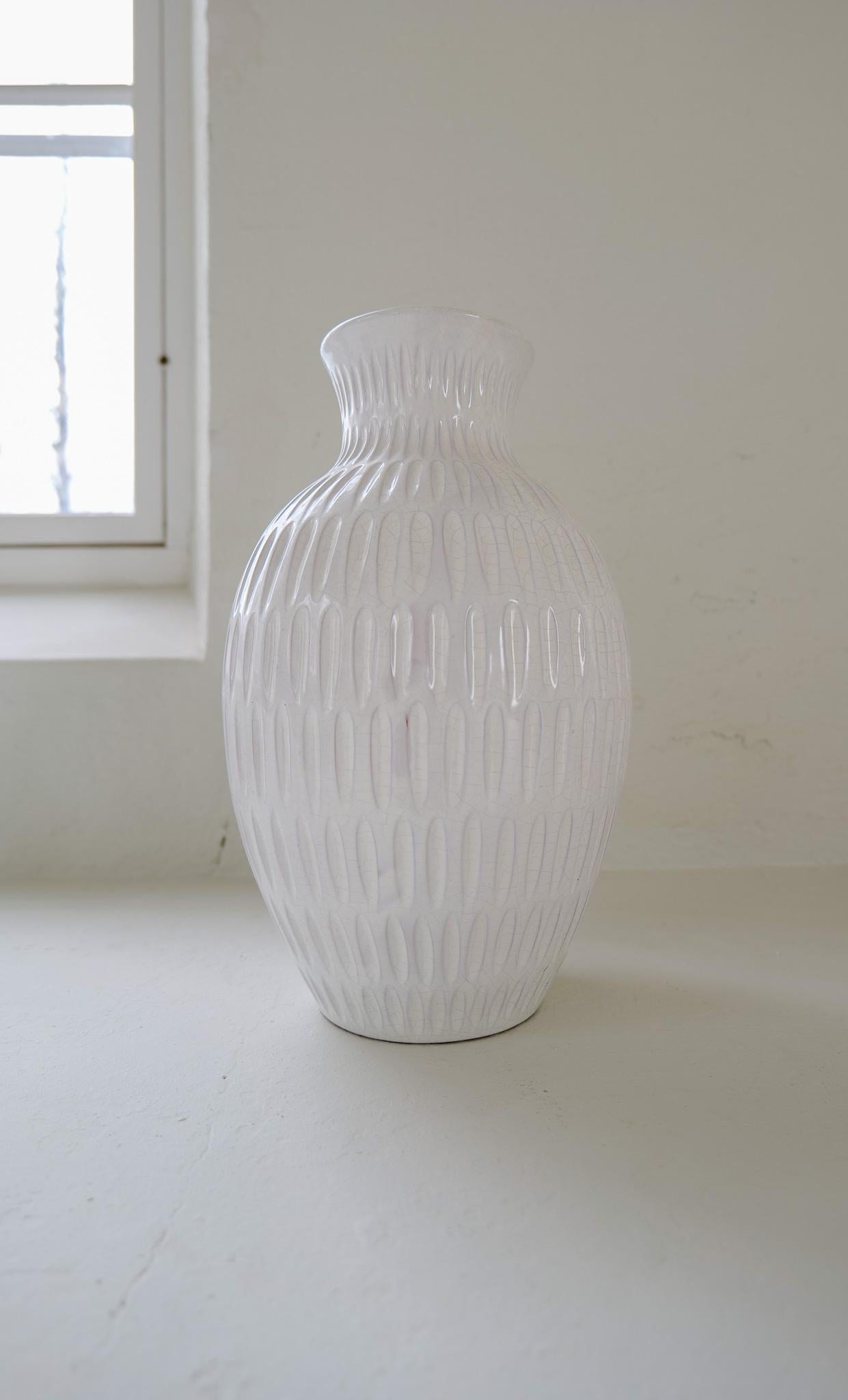 Vaso grande Art Deco Ekeby Anna-Lisa Thomson, anni '40, Svezia in vendita 1