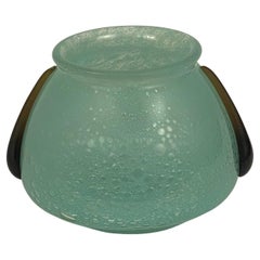 Antique Art Deco Larmes 'Tears' Glass Vase by Charles Schneider