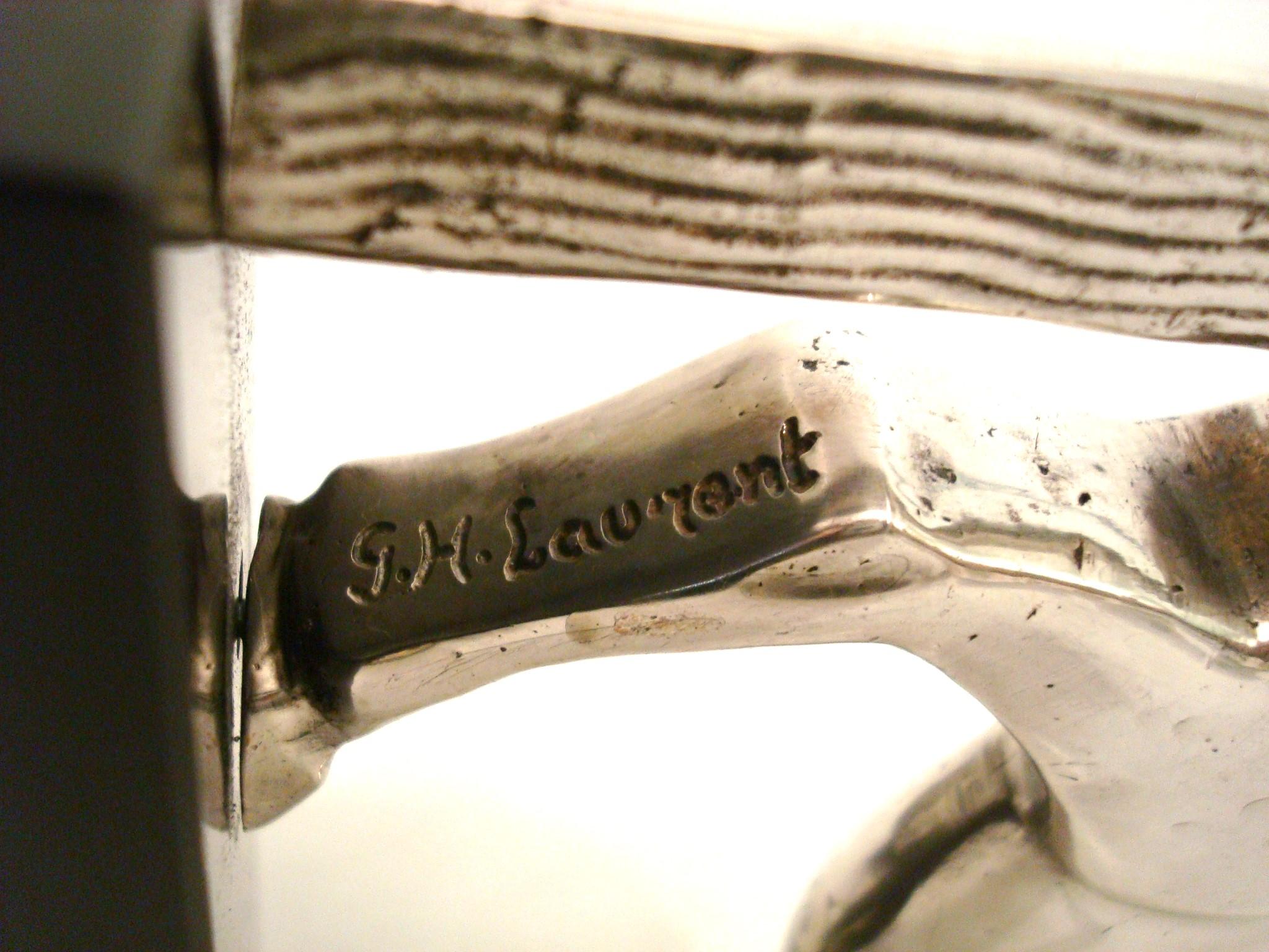 Reggilibri in bronzo Art Deco Laurent Horse, 1930 circa, Francia in vendita 2