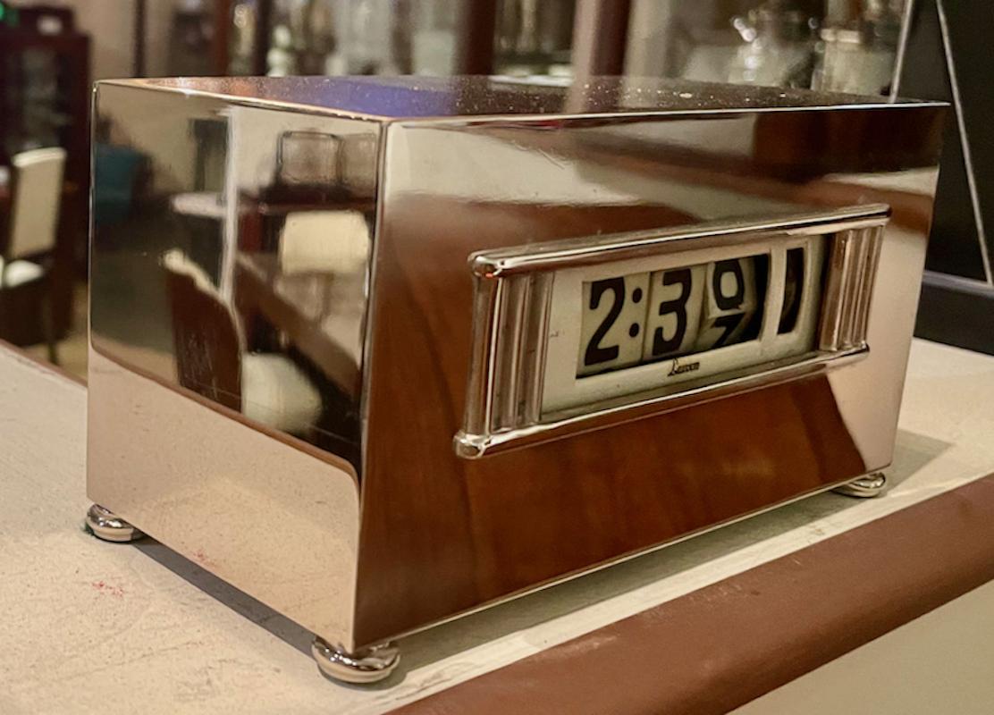 American Art Deco Lawson Digital Analogue Clock