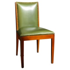 Art Deco Leather Chair, 20th Century