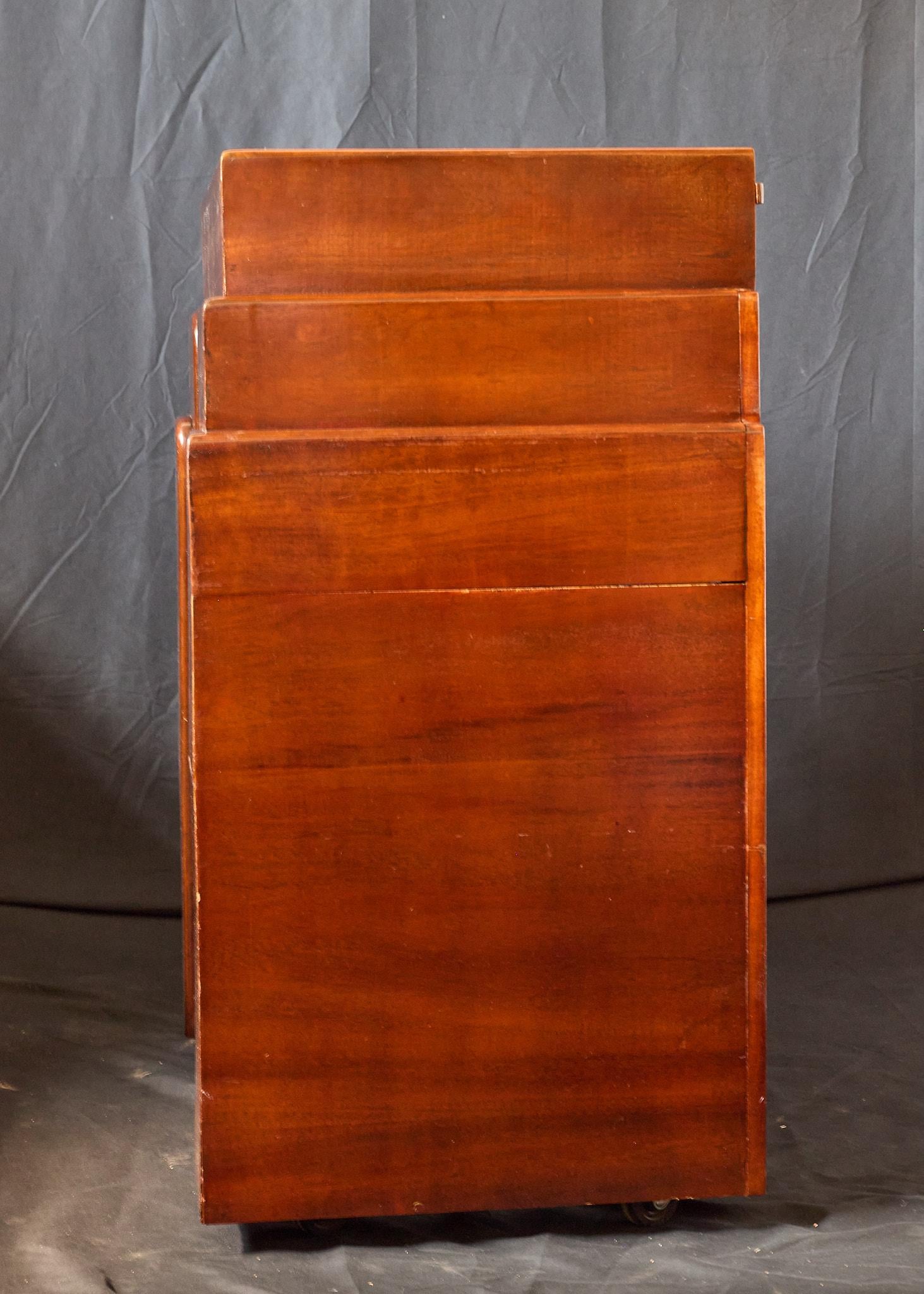 Art Deco Lectern of Mahogany In Good Condition For Sale In Atlanta, GA