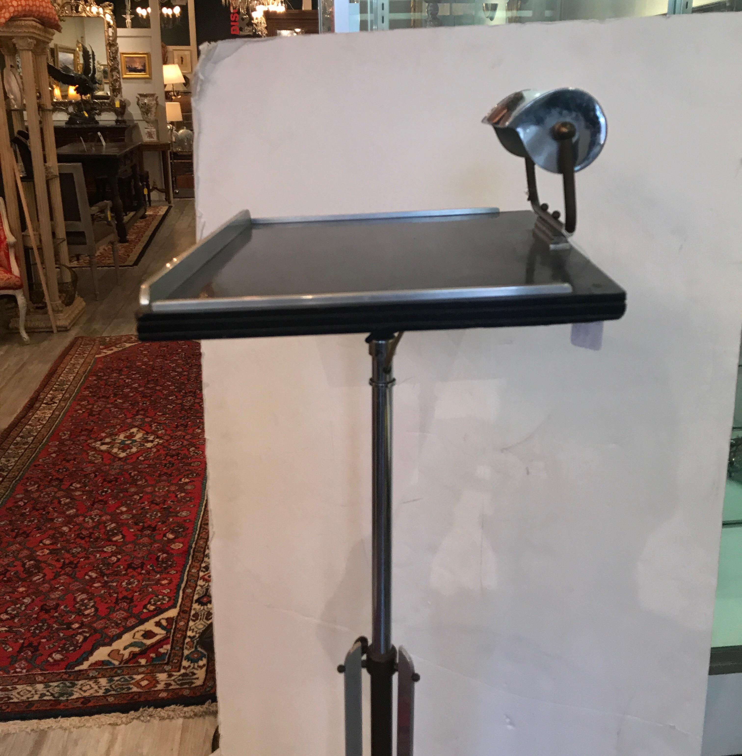 Art Deco Lectern with Light 5