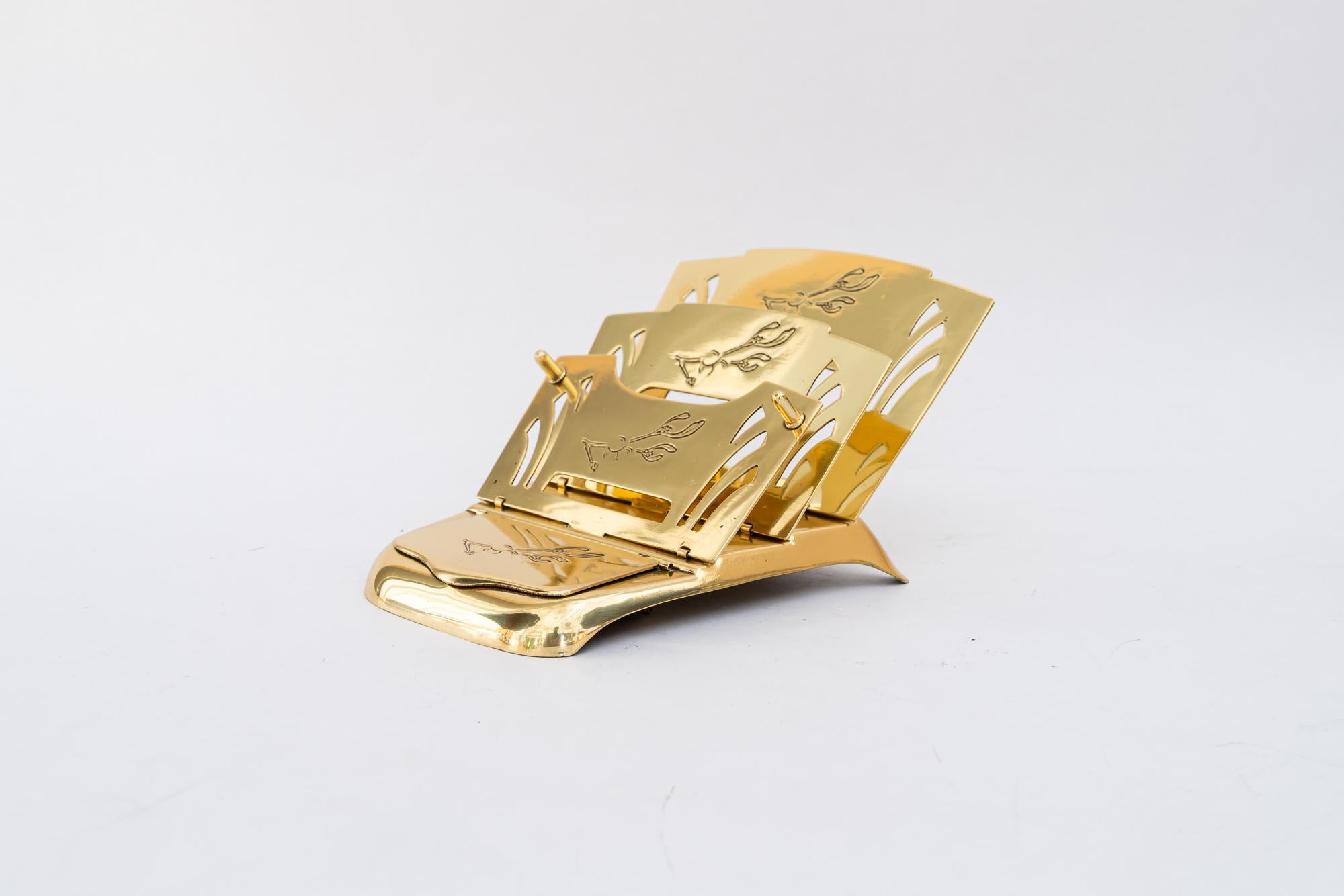 Art Deco Brief- und Stempelhalter Wien um 1920er Jahre (Art déco) im Angebot