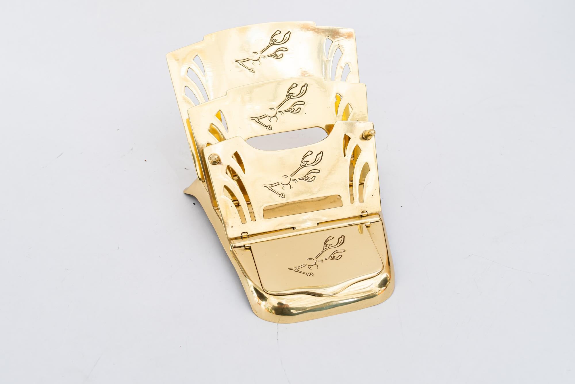 Art Deco Brief- und Stempelhalter Wien um 1920er Jahre (Frühes 20. Jahrhundert) im Angebot