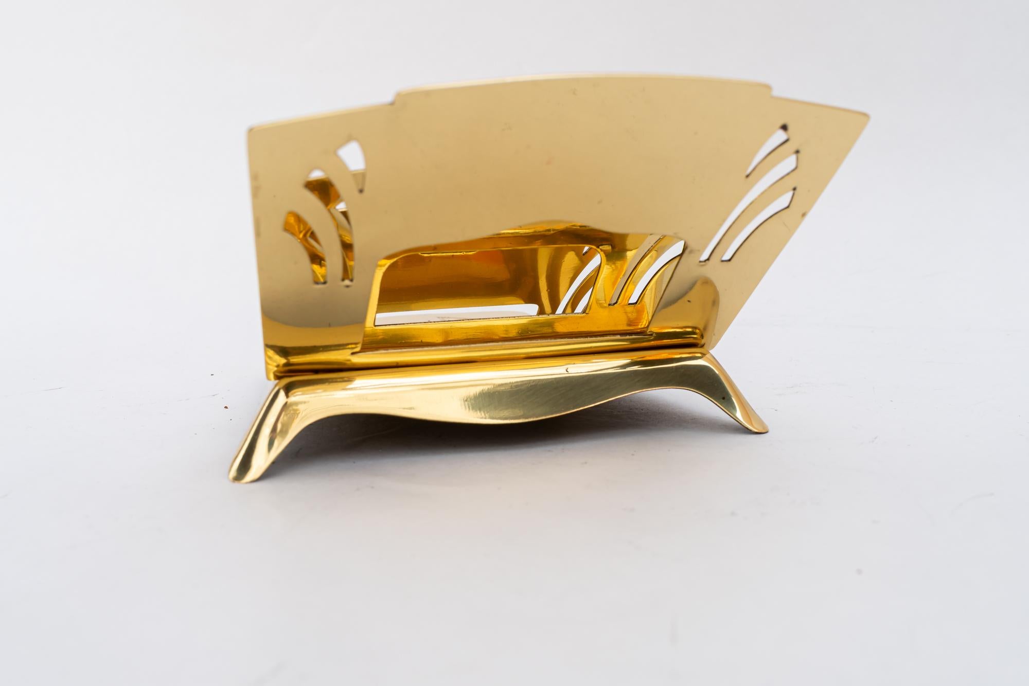 Art Deco Brief- und Stempelhalter Wien um 1920er Jahre im Angebot 1