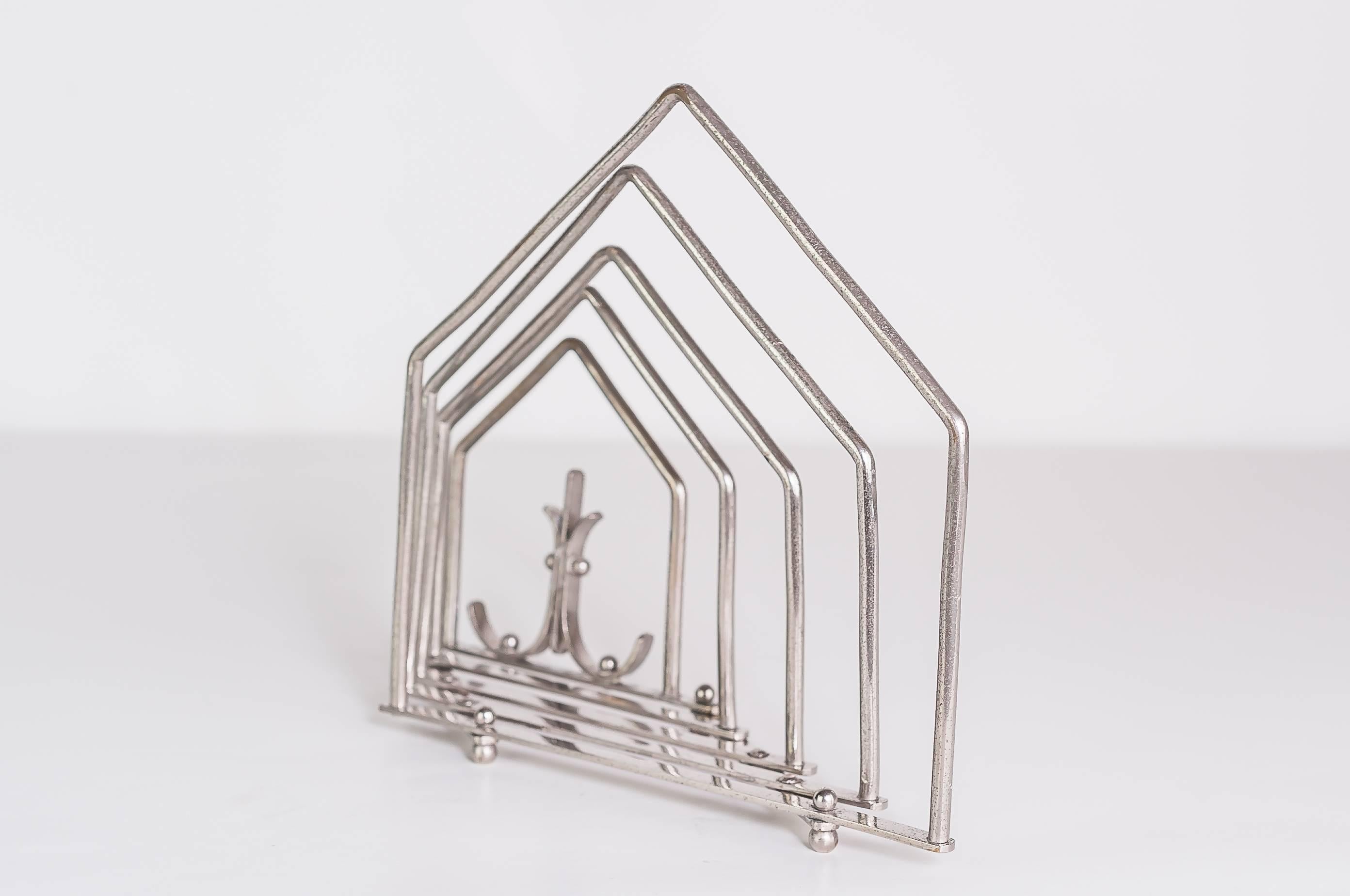 Art Deco Letter Holder, circa 1920s In Excellent Condition In Wien, AT