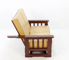 A  Morris chair for two  double Sofa recliner