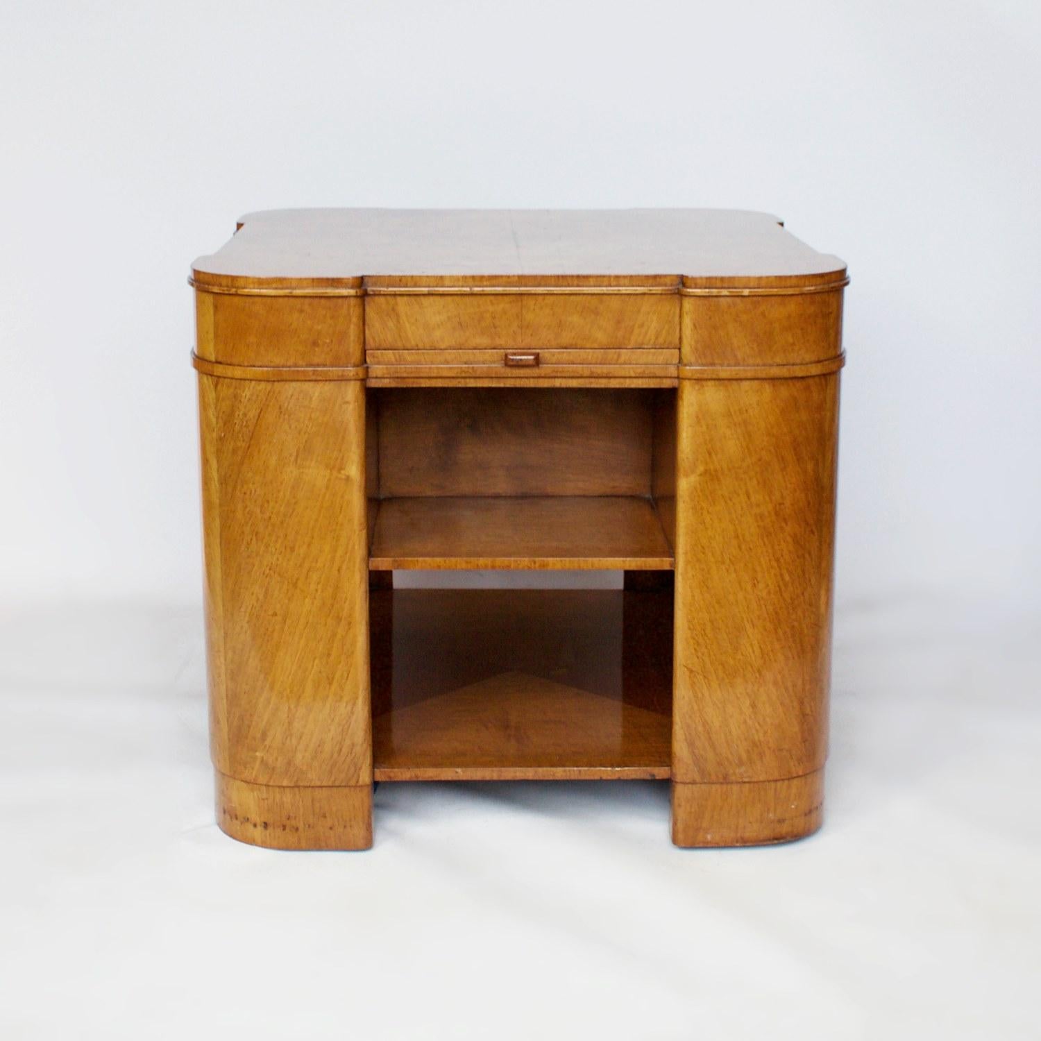 Art Deco Library Table, English, circa 1930 In Good Condition In Forest Row, East Sussex