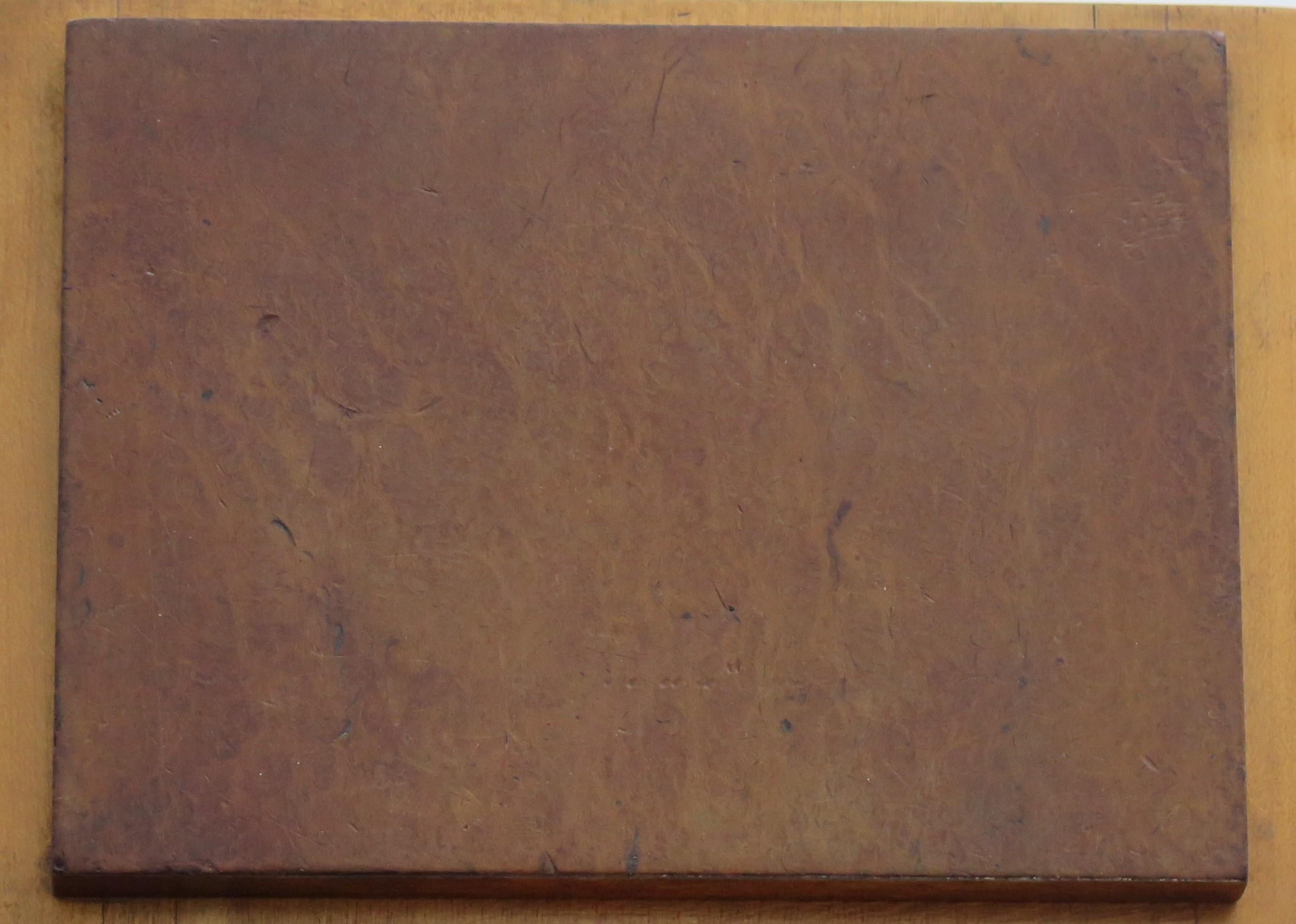 Caja con tapa Art Déco Tapa abatible de nogal con rebabas sobre base de madera pálida, hacia 1925 en venta 4