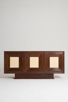 Art Deco Anrichte aus gekalkter Eiche