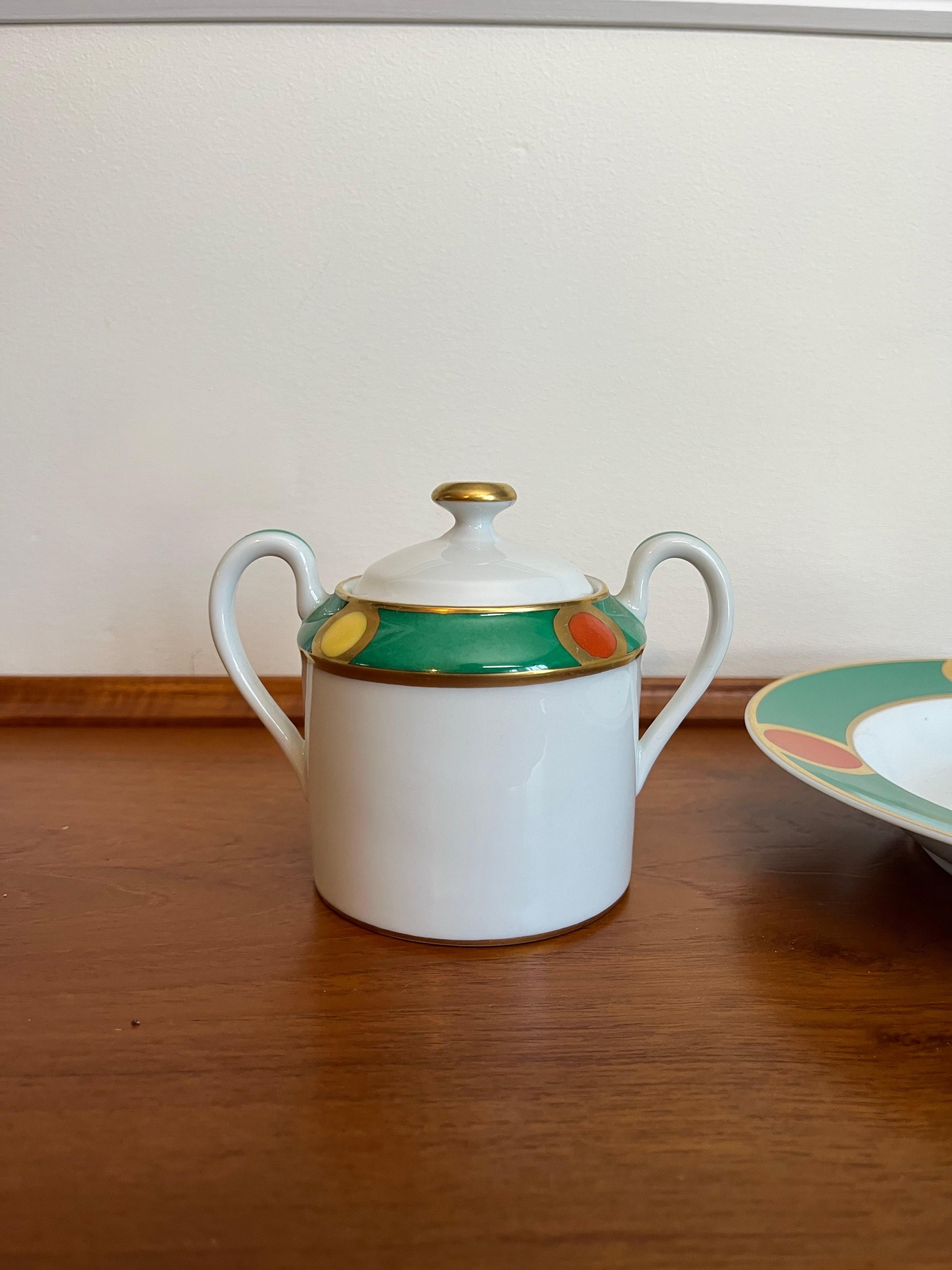 Art Deco Limoges Jehan Darfueille Serving Pieces (Französisch) im Angebot