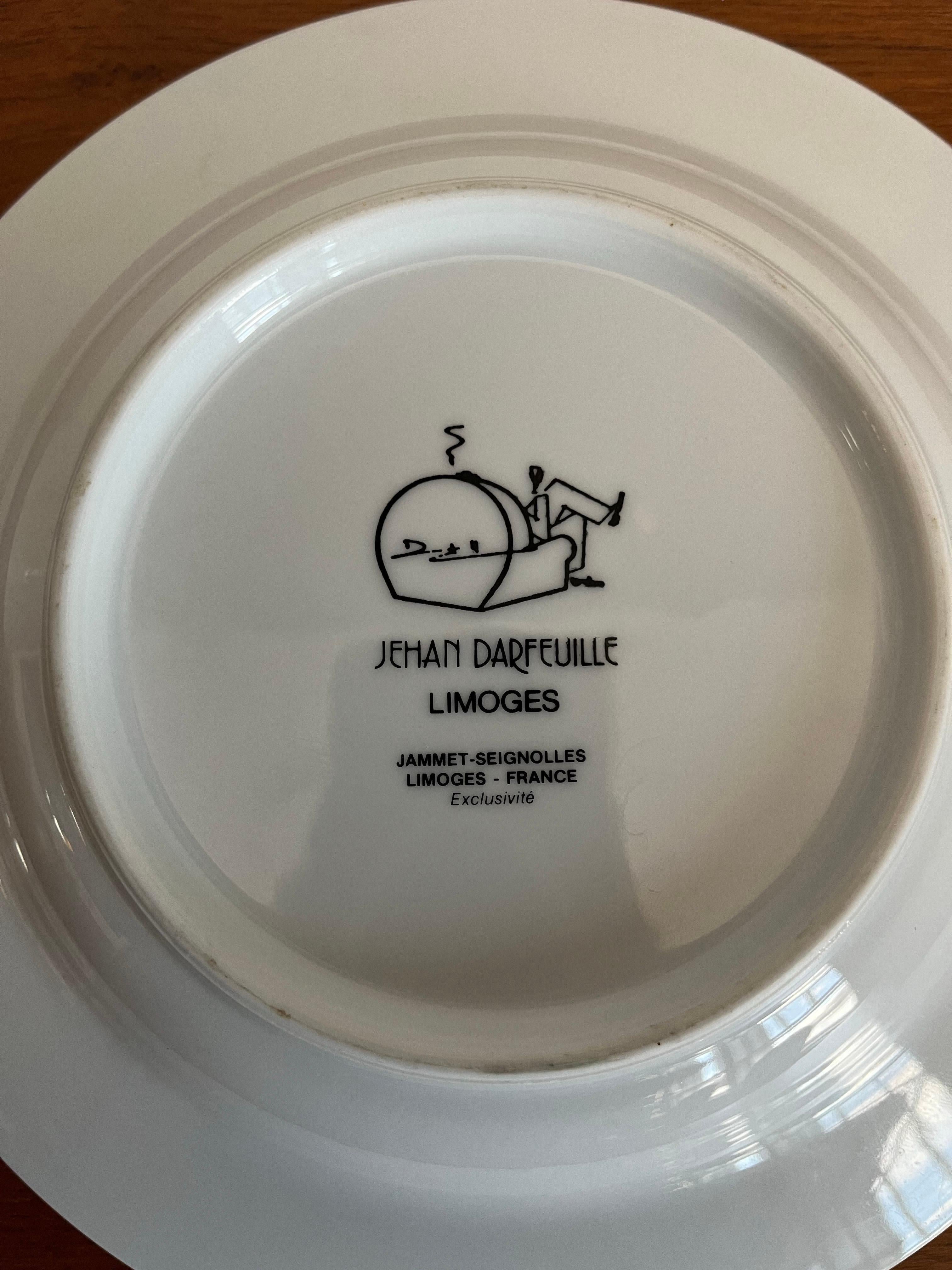 Art Deco Limoges Jehan Darfueille Serving Pieces im Angebot 1
