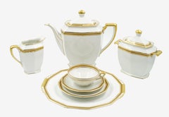 Art deco Limoges porcelain coffee set